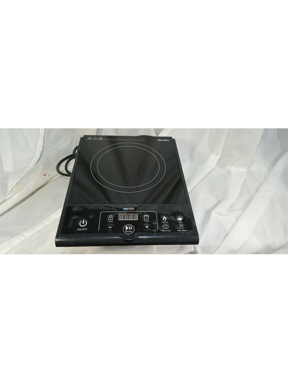 Mueller RapidTherm IC-711 1800W Induction Cooktop Single Burner Digital 10-Lvl